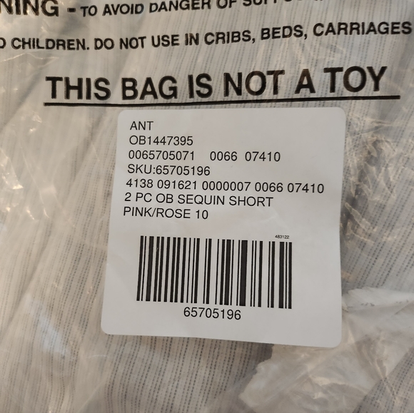 Anthropologie Sequin Short Set - Picture 5 of 6